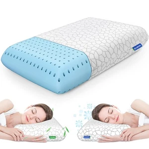 Memory Foam Kissen zum Schlafen, Kühlkissen mit abnehmbarem und Maschinenw... - Bild 1 von 8