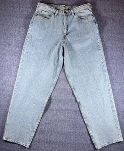 Pantalones de mezclilla Levis súper holgados para hombre 36x34 azul lavado claro cordón patinador pierna ancha - Imagen 1 de 9