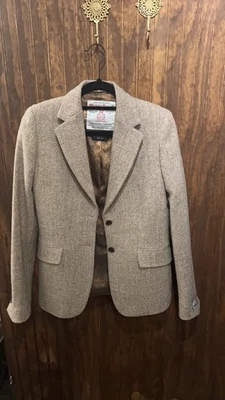 Blazer de lana para mujer Harris Tweed Janice Foto 1 de 3