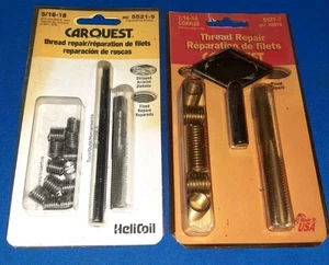 2 Kits) Helicoil 5521-7 Thread Repair Kit 7/16"-14 & 5521-5, 5/16"-18 Car Quest - Bild 1 von 5