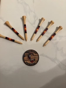 Neu ohne Etikett Pinehurst Fall Cradle Logo T-Shirts 6er Set hellbraun gestreift T-Shirts - Bild 1 von 11