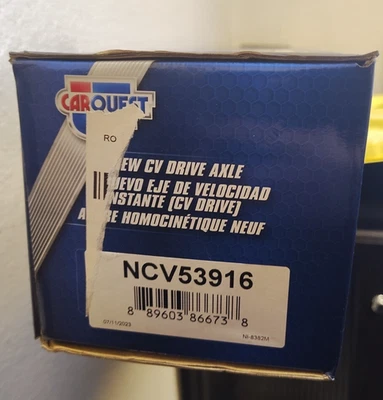 Carquest CV Axle For 2009 -2014 Nissan Maxima Front Right - Image 1 of 2
