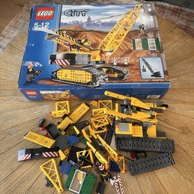LEGO CITY: Crawler Crane (7632) Incomplete 90% Comp With Box And Manual
