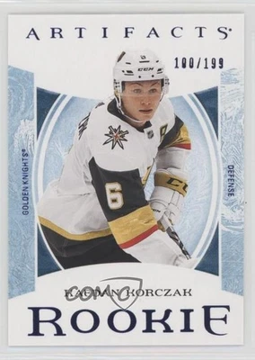 2022 Upper Deck Artifacts Rookies Royal Blue /199 Kaedan Korczak #197 Rookie RC - Image 1 of 2