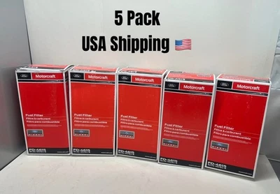 5X Filtro de combustible diésel genuino Motorcraft FD4615 para Ford F-250 Super F-350 6,7 L Foto 1 de 4
