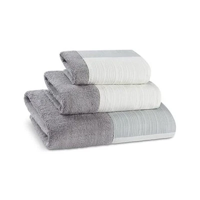  Juego de toallas de baño - Juego de 3 piezas, diseño moderno, línea moderna Juego de toallas de 3 piezas Foto 1 de 4