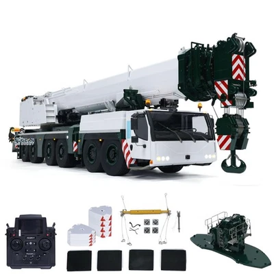 1/14 RC Hydraulic Cranes Truck Vehicle Giant 5M Length Crane 6 Axles Model Gifts - Image 1 of 4