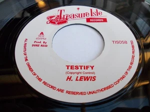 HOPETON LEWIS / U ROY & ALTON ELLIS 7'' TESTIFY / AIN'T THAT LOVING YOU - Picture 1 of 2