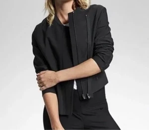 Athleta Stellar Jacket Black Size Medium - Picture 1 of 9