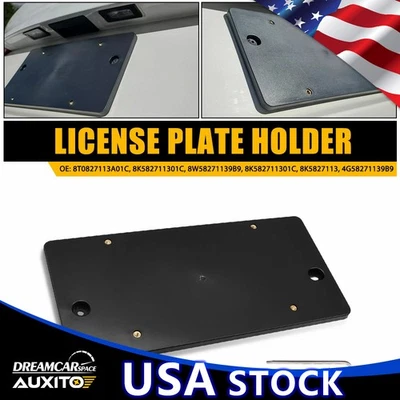 Soporte de etiqueta de montaje de matrícula trasero para AUDI 14-2023 Quattro A4/S4/RS4/A4 2013 Foto 1 de 4