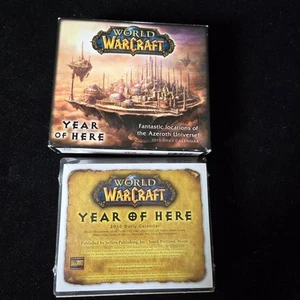 Sealed World of Warcraft Year of Here 2010 Daily Desk Calendar Blizzard - Bild 1 von 5