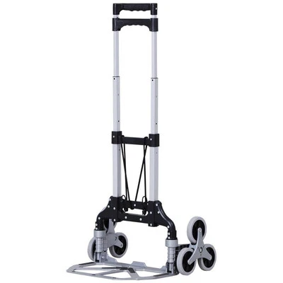 CARRELLO PORTAPACCHI PIEGHEVOLE IN ALLUMINIO CON 6 RUOTE PER SCALE CARICO 70KG - Immagine 1 di 4