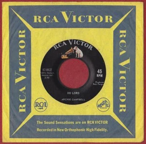 Archie Campbell 45 1/min Do Lord / Most Richly Blessed - RCA Victor 47-8422 - Bild 1 von 2