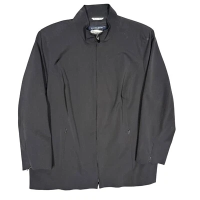 $1200 Marina Rinaldi Sport Zip Up Shell Jacket Made in Italy Japan Exclusive 27 - Image 1 of 4