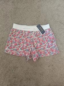 Polo Ralph Lauren Big Girls Floral Spa Terry Shorts Size XL (16) Pink NEW $55 - Picture 1 of 5