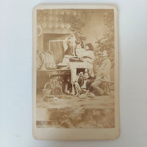 FOTOGRAFIA-GIORGIO CONRAD-1870-ITALIA-NAPOLI-MANGIANDO SPAGHETTI - Imagen 1 de 3