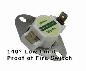 US STOVE 80599 [XP3004] CERAMIC EXHAUST LOW LIMIT THERMODISC SENSOR SWITCH  - Picture 1 of 3