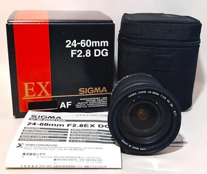 Vintage Sigma EX DG 24-60 mm f/2,8 Nikon F-Halterung mit Box Etui Handbuch - Bild 1 von 12