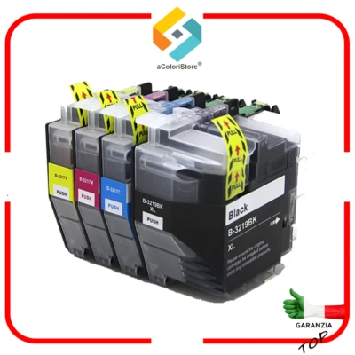 ACOLORI 4 Cartucce compatibili per Brother MFC-J6930 J6530 J5730 j5330 DW LC3219XL 3217