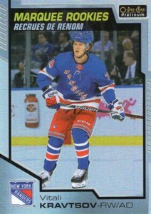 VITALI KRAVTSOV 20-21 UPPER DECK O-PEE-CHEE OPC PLATINUM MARQUEE ROOKIES RAINBOW