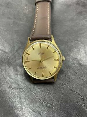 Reloj Anker 17 Joyas PLACADO EN ORO A PRUEBA DE GOLPES Hombre,s Foto 1 de 4