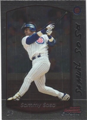 2000 Bowman Chrome #121 Sammy Sosa Chicago Cubs  - Imagem 1 de 2