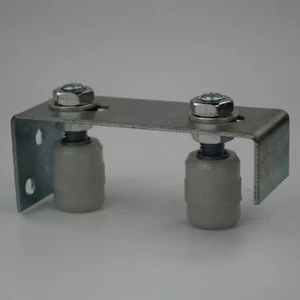 4L-1 Sliding Gate Upper Guide Nylon Roller w/ Electroplated Bracket Anti-rush - Picture 1 of 4
