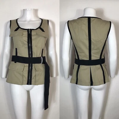 Chaleco De Colección Dolce & Gabbana D&G Marrón Bondage S 42 Foto 1 de 4