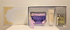 3pc Set Versace Vanitas  3.4 oz Edt + 3.4 oz body lotion +bag perfume for women