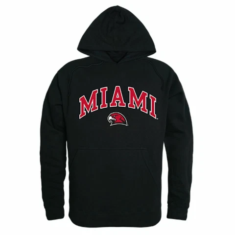 Miami University RedHawks Campus Hoodie Sweatshirt Cover