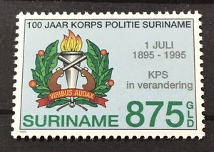 SURINAM (SURINAME) # 1018. SURINAM POLICE FORCE CENTENNIAL  MNH - Picture 1 of 1