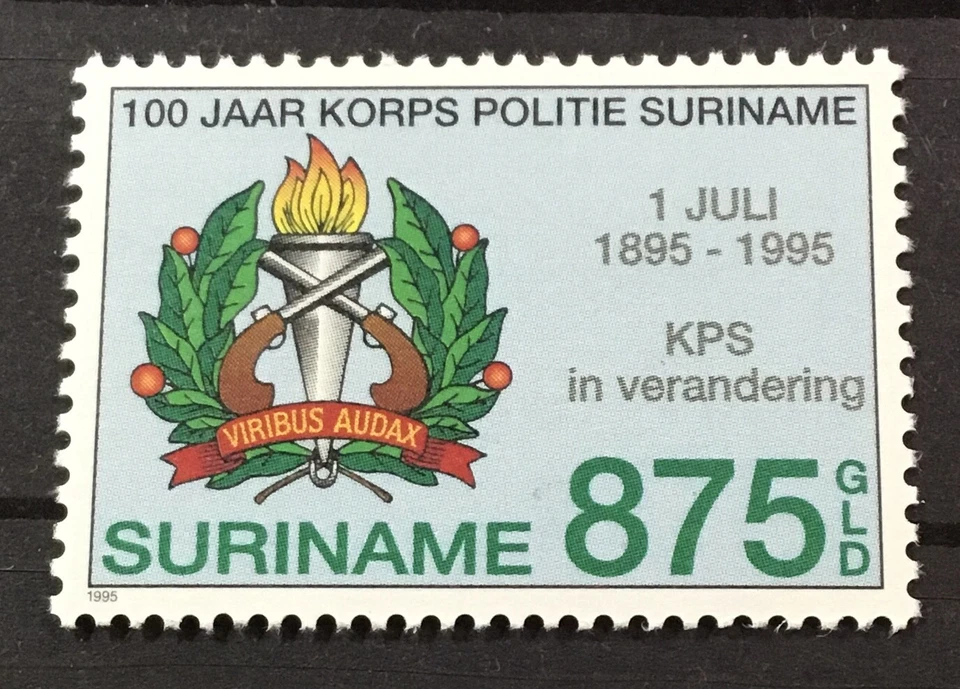 SURINAM (SURINAM) # 1018. FUERZA POLICIAL DE SURINAM CENTENARIO MNH Foto 1 de 1