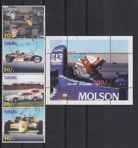 B6226 - Tanzania 1998 - Formule 1 ,racecars - Bild 1 von 1