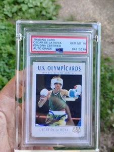 Oscar de La Hoya 1992 Impel On Card Rookie Autograph PSA GEM 10...READ!!! - Picture 1 of 3