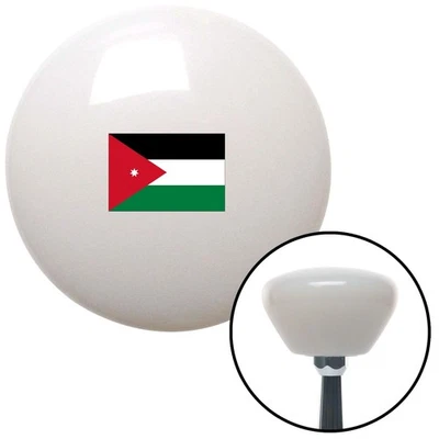 Jordan White Retro Shift Knob w/ M16x1.5 Insert Shifter Auto Manual Custom Brody - Image 1 of 4