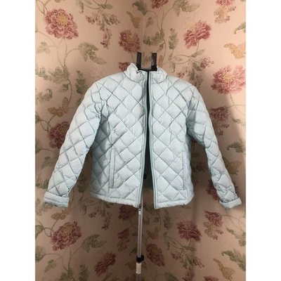 Chaqueta Abrigo Kirkland Signature Acolchado Cian Bolsillos con Cremallera Para Mujer Talla M Foto 1 de 4