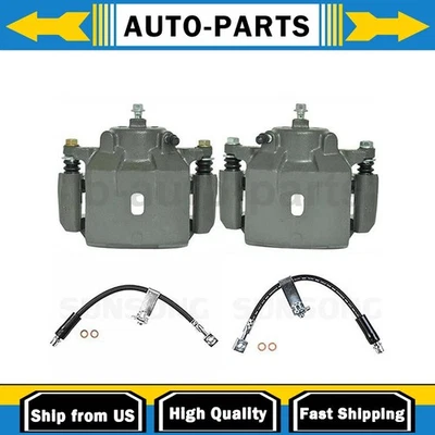 Pinzas de freno de disco delanteras + línea de freno delantera para Chevrolet Malibu 3,6 L 2,4 L_ Foto 1 de 4