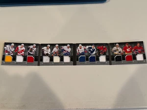 2009 10 UD Black Generations Booklet 12 GU 16/25 Lidstrom Potvin Bourque Leetch - Picture 1 of 9