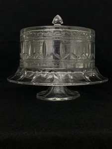 Marquis by Waterford 1054810 Finley Multi Use Crystal Cake Stand Dome Lid - Picture 1 of 8
