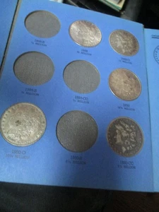 Morgan Silver Dollars 5 different 1889- 1890-CC circulated - Picture 1 of 1