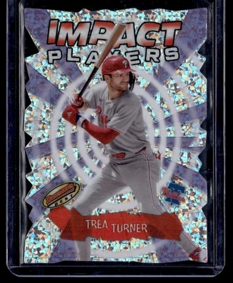 TREA TURNER 2024 BOWMAN'S BEST IMPACT PLAYERS MINI-DIAMOND PHILADELPHIA PHILLIES - Image 1 of 2