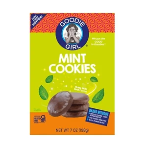 Goodie Girl Mint Cookies, Gluten Free, Peanut Free 7oz box - Pack of 4 - Picture 1 of 6