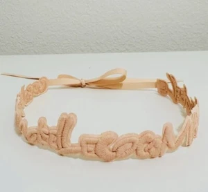 CHANEL VIP-GIFT “Coco Mademoiselle” Embroidered Hair Headband - New Condition - Picture 1 of 5