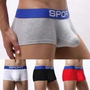 Underwear Mens Sexy Shorts Stretchy Swimwear Trunks Boxer Briefs U-Bulge - Picture 1 of 11