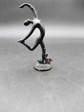 Vintage 4" Tall Cast Aluminum Dancing Ballerina Sculpture Figurine