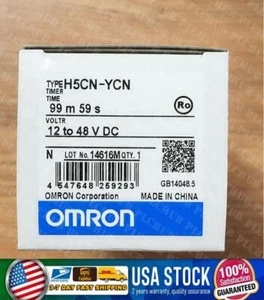 1PC New Omron H5CN-YCN 12-48VDC Timer Free Shipping H5CNYCN - Picture 1 of 2