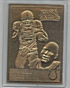 Kelvin Hayden 2007 Danbury Mint Colts Super Bowl 41 XLI 22kt Gold Card - Picture 1 of 1