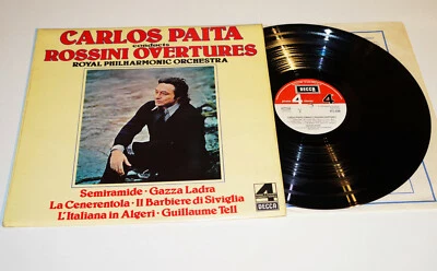 Carlos Paita - RPO - Rossini Overtures 1976 UK Phase 4 Stereo Decca PFS 4368 - Image 1 of 4