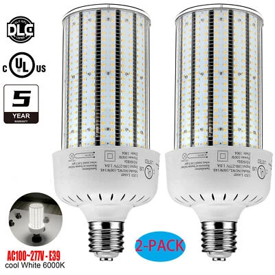 (2Pack) 100W LED Corn Bulb Light E39 Mogul Base For Warehouse Parking Lot Garage - Image 1 of 4