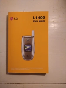 Guide utilisateur Cingular L1400 pour téléphone LG en très bon état - Photo 1 sur 2